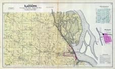 Lansing Township, Myron, Smithfield, Columbus, Big Lake, Allamakee County 1886 Version 3